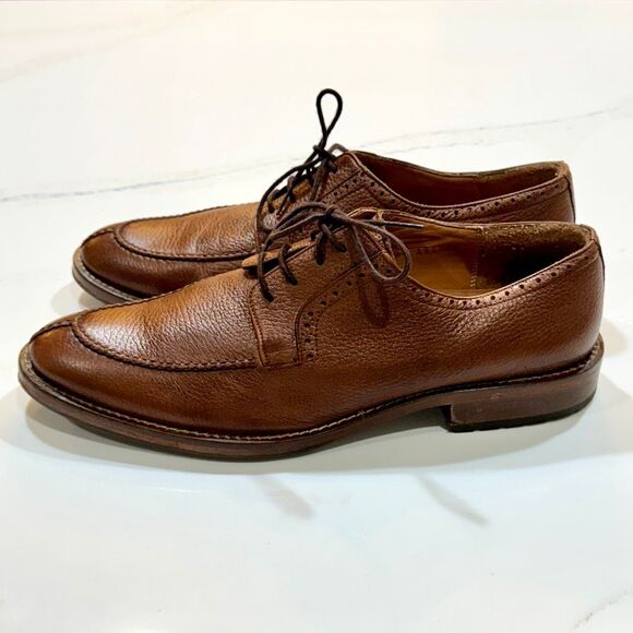 Alan Payne Brown Leather Split Toe Lug Sole Oxfords. Size 10. main image 11